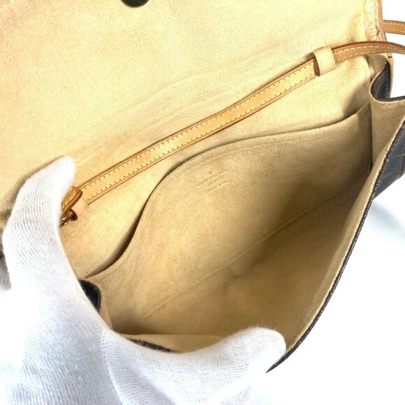 LOUIS VUITTON M51852 Monogram Pochette-Twin GM 2WAY Clutch bag Shoulder Bag - Picture 9 of 16